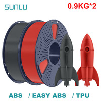 SUNLU 3D Filament ABS/TPU/EASY ABS 1.75mm 2Roll 0.9KG（TPU 0.5KG/Roll) 3D Printer Filament for 3D Printer