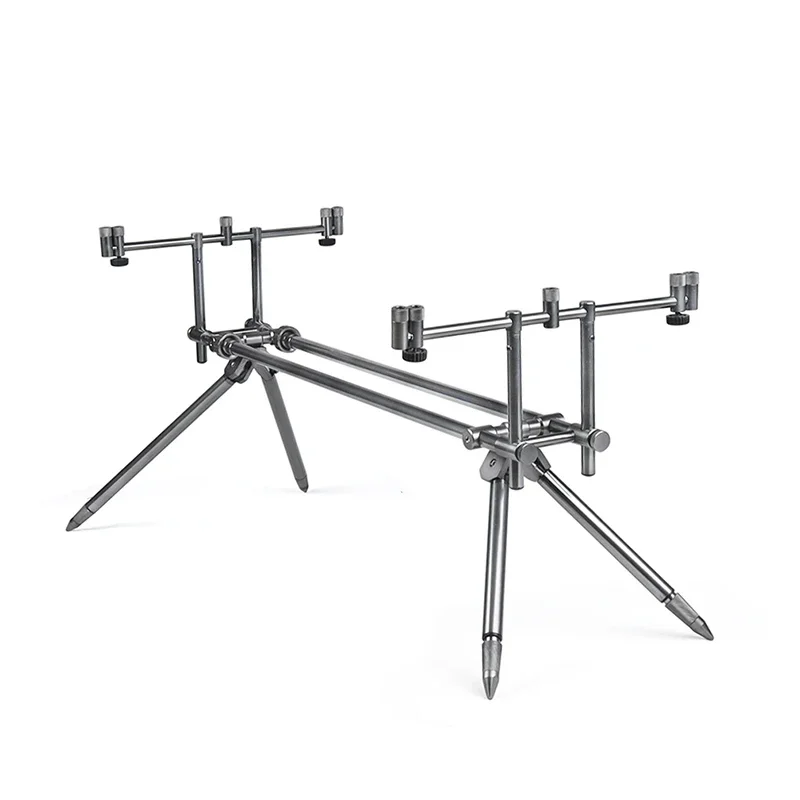 Carp Fishing Rod Pod Holder Adjustable Retractable Fish Pole Telescopic Folding Stand Bracket Fishing Accessories Tackle