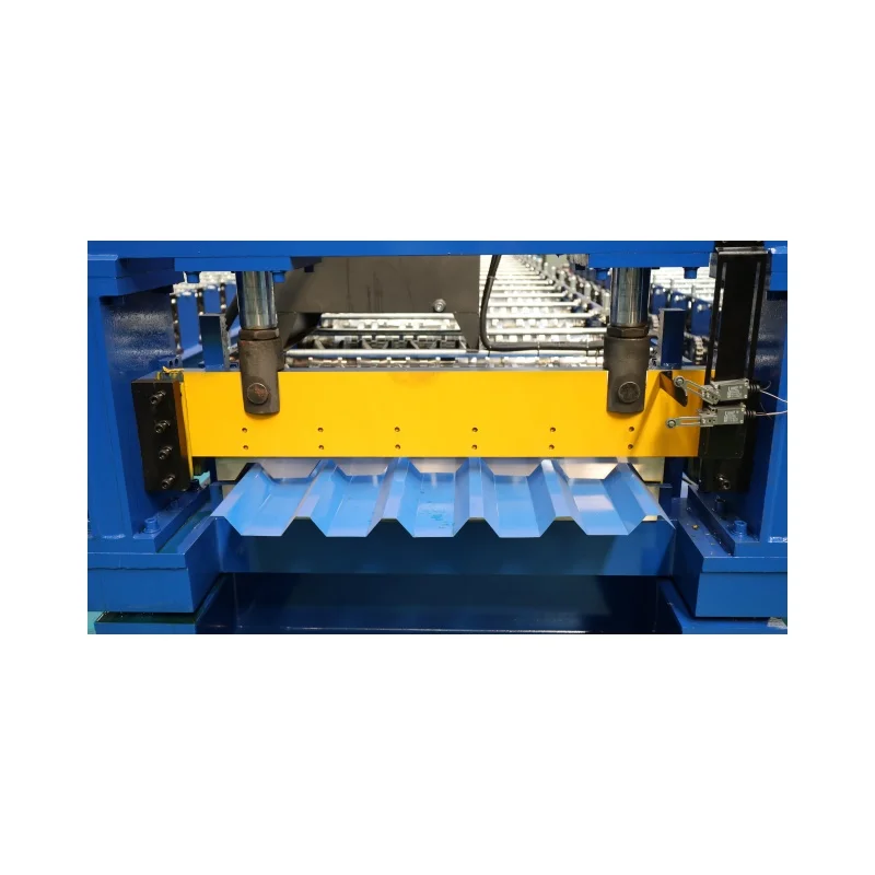 Automatic Cut Corrugated Roof Sheet Making Machine Sinusoidal Wave Metal Panel Cold Bending Production Line