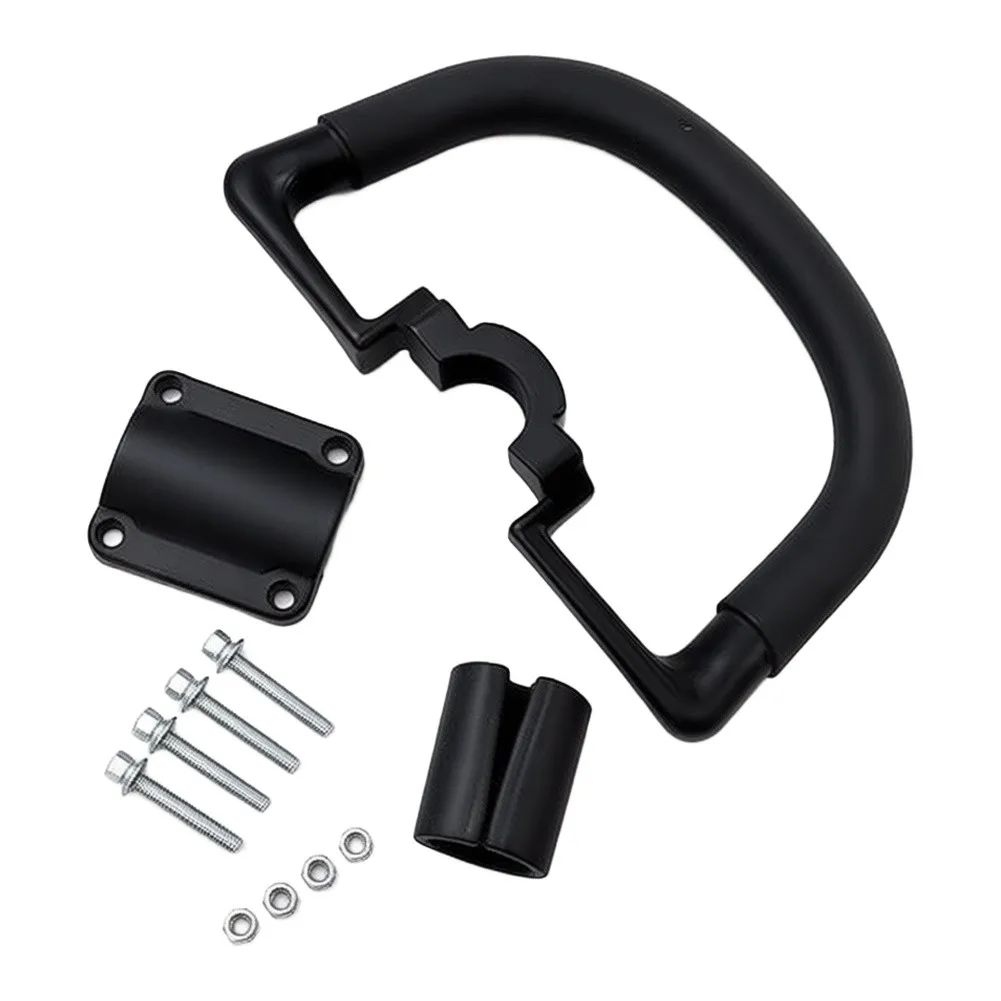 1pc Rubber-coated Circular Handle For Lawnmower With Shock-absorbing Pads For Mowers Accessories Easy Installation