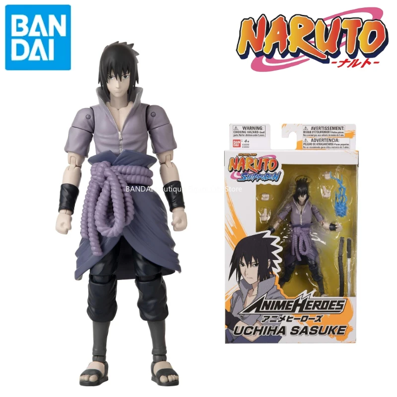 

В наличии Bandai Аниме герои Наруто Uchiha игрушка Саске экшн-фигурка