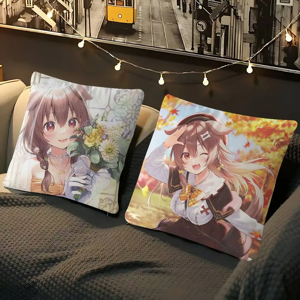 

INUGAMI Anime KORONE Pillow Case Removable Washable Cushion Cover – All-Season Soft Linen