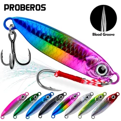 Señuelo de pesca Jigging, cebo Artificial de fundición lenta, aparejos de pesca de cuchara, 7G, 10G, 15G, 20G, 25G, 30G