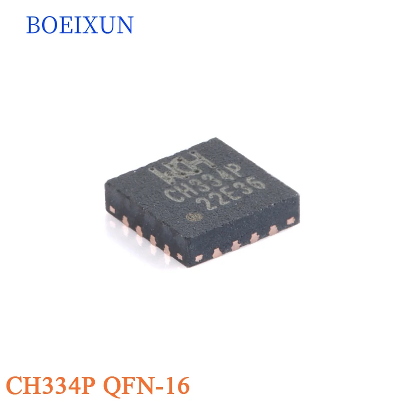 20pcs/5pcs CH334P QFN-16 CH334 USB HUB Controller Chip CH334R CH334F CH334H CH334P CH334U CH335F