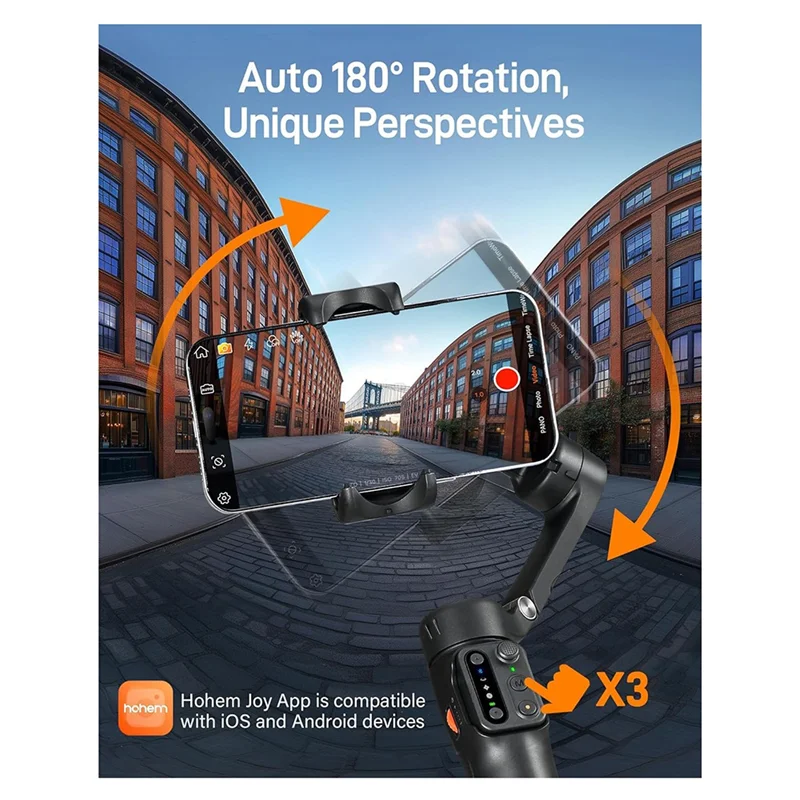 Новый стабилизатор Hohem Isteady X3 SE, портативный складной 3-осевой подвес для телефонов со съемным пультом дистанционного управления