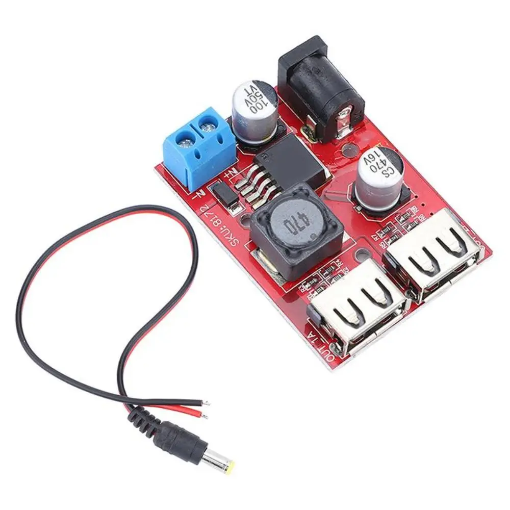 Durable Dual USB Solar Controller Charger 6V-40V Input Compact Design Car Charger Solar Pwer Supply Module for Mobile Devices