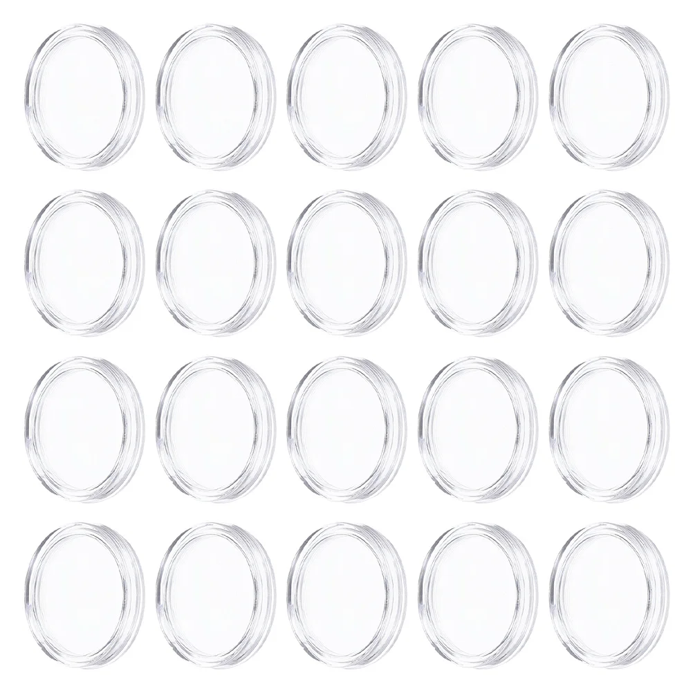 

100pcs Coin Collection Box Clear Material Organizer Case Storage Holder For Collectors Coins Protector Key Safe Box