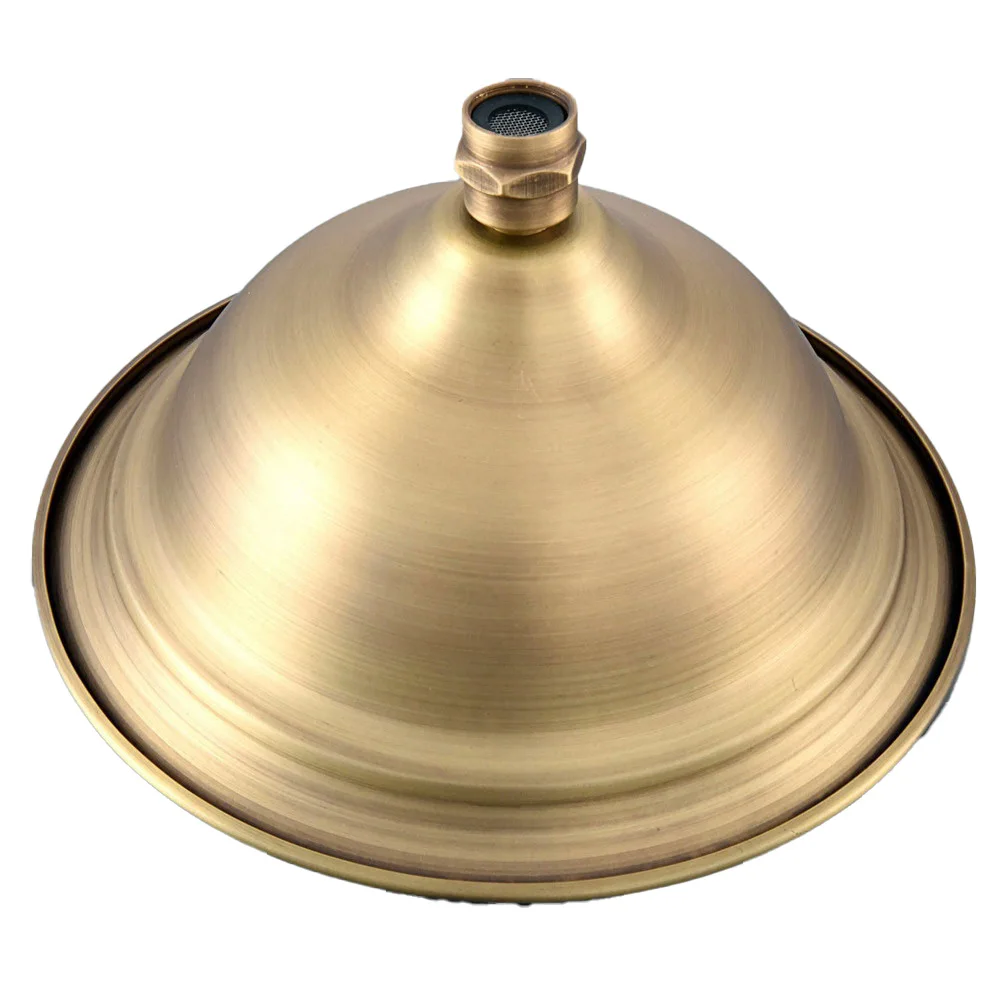 Imagem -06 - Antique Brass Rainfall Shower Heads Vintage Retro Banheiro Chuveiro Torneira Conjunto Substituir Acessórios Dsh239