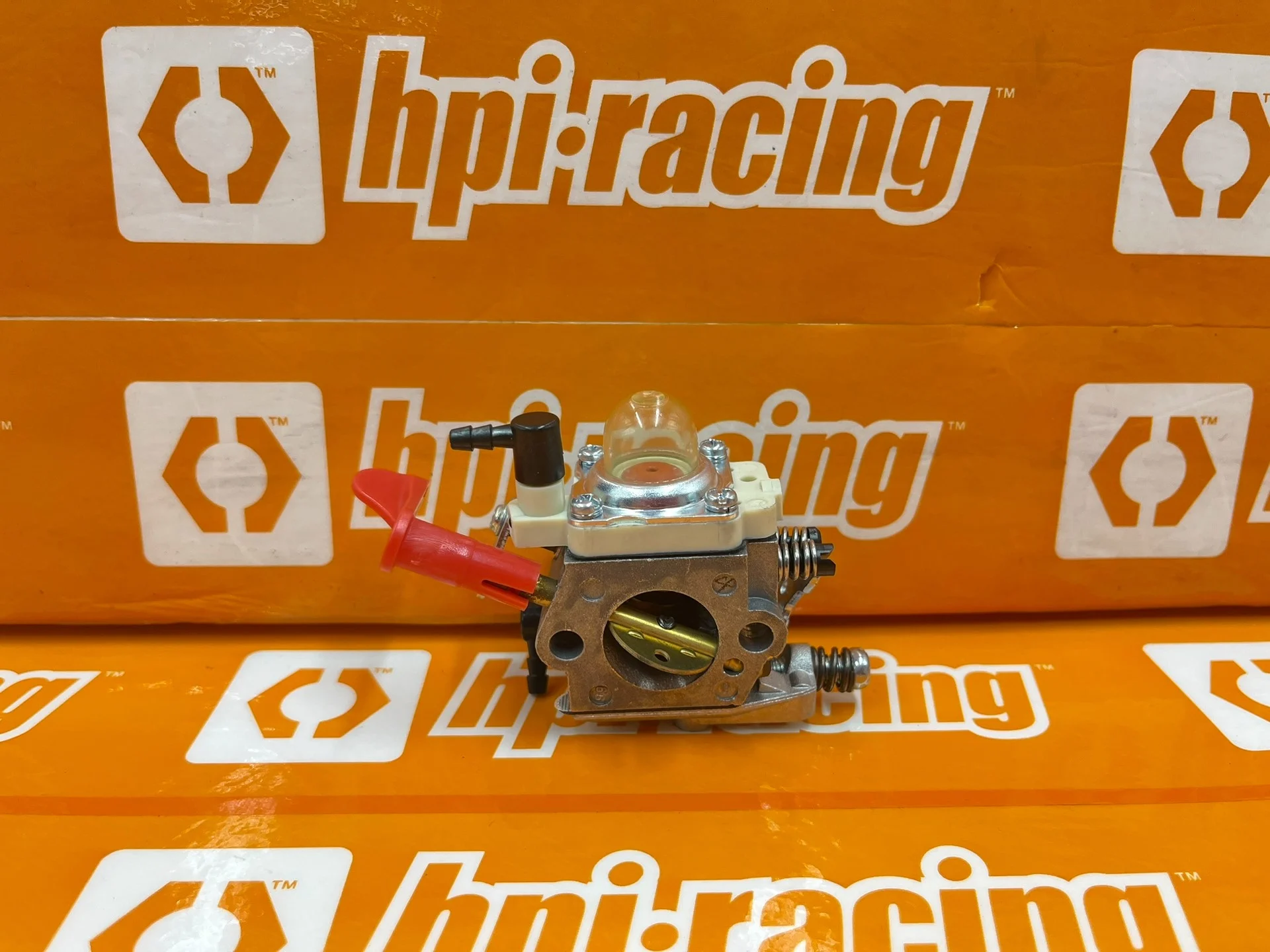 대만 Zhongyang 일본 Komatsu WALBRO 기화기 HPI BAJA 5B 5T 1/5 원격 제어 자동차 Komatsu G320