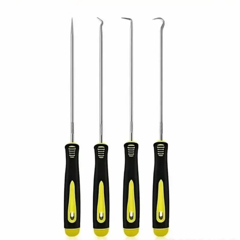 Mini 4-Piece Oil Seal Hook Set Automotive O-Ring Gasket Removal Tool Kit with Screwdrivers for Car Maintenance And Repair gallery 4