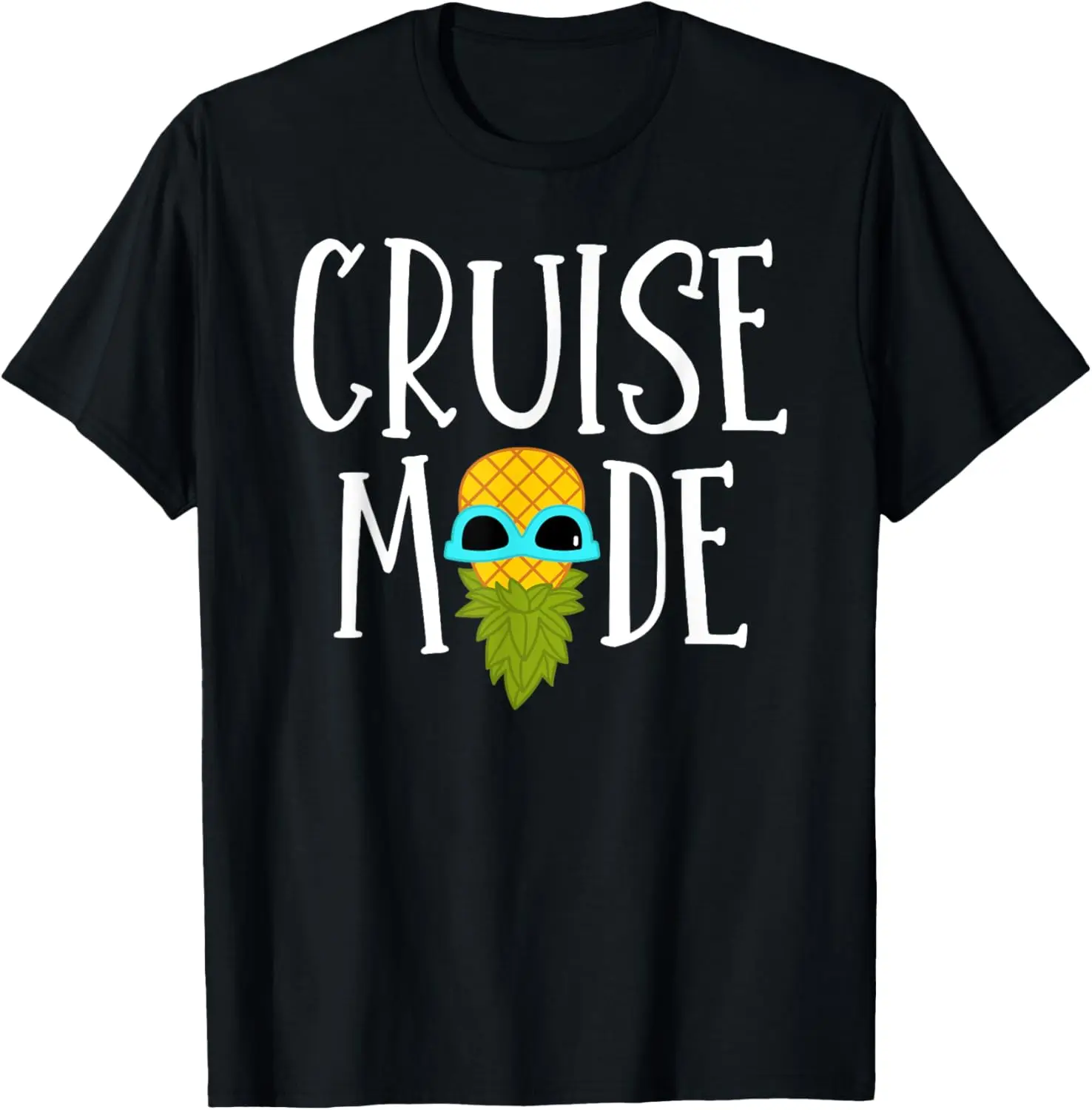 

Funny Cruise Mode Vacation Upside Down Pineapple Swinger T-Shirt