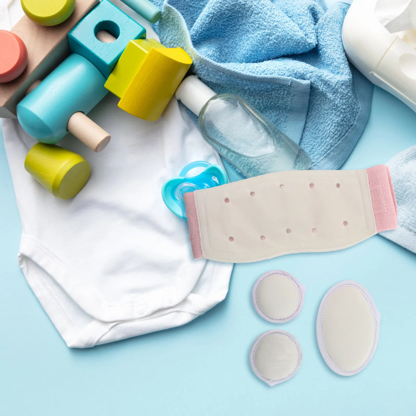 

1 Set Breathable Baby Abdominal Strap For Umbilical Hernia Protection Newborn Belly Band Adjustable Cotton Navel Belt Infant