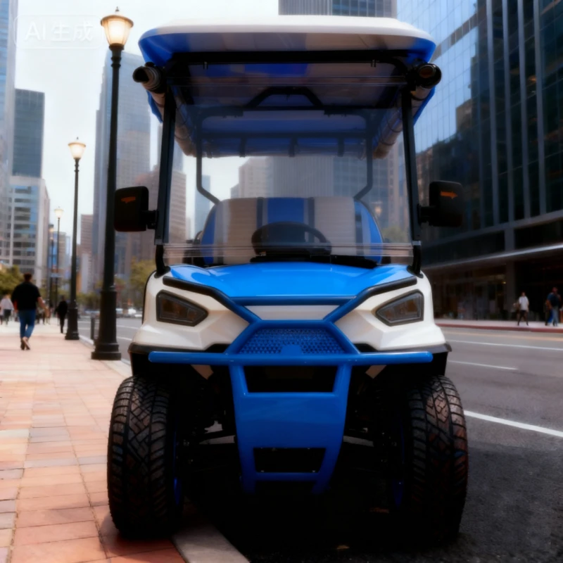 عربة جولف كهربائية بمقعدين 2/4/6/8 بمقعد رباعي العجلات، 60 فولت، عربة جولف كهربائية بسعر المصنع مباشرة