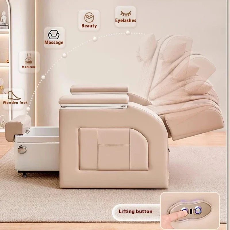 Silla de pedicura profesional, Spa con chorro de agua, sillas de lujo, hermoso Pedal, Fotele de belleza, muebles comerciales de pedicura