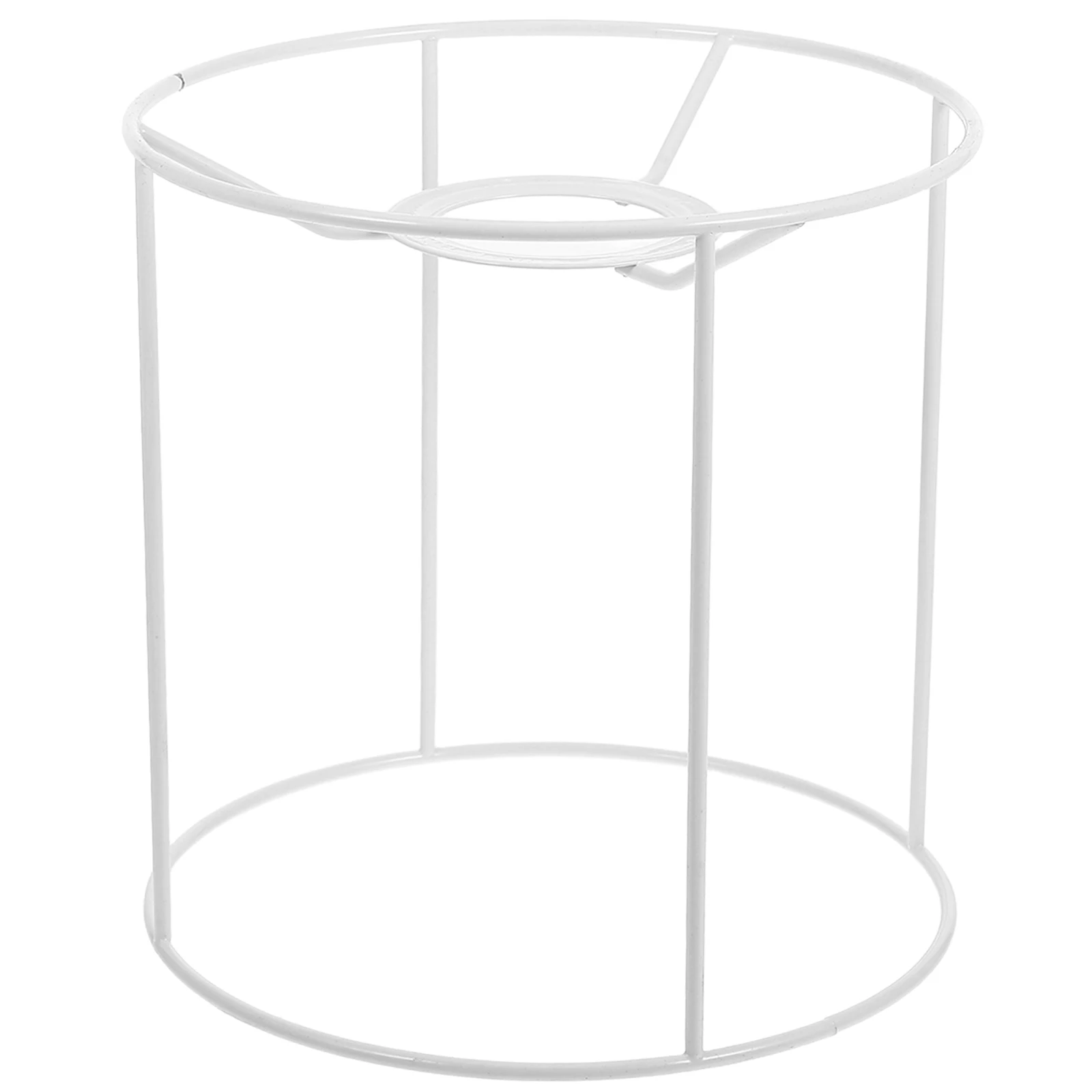 

Lamp Shade Ring DIY Lampshade Holder Wire Frame Sturdy Metal for Desk Lamp Chandelier Ceiling Light Industrial Modern Decor