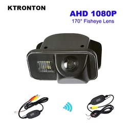 AHD 1920x1080P Car Rear View Backup Camera Wireless / Wired 175° Fisheye Lens for Toyota Corolla 2007-2016 Auris Avensis T25