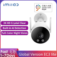 Global IMILAB EC3 Lite IP Camera Security CCTV 2K HD Outdoor Wifi Smart Siren Color Night Vision Work With Mihome APP