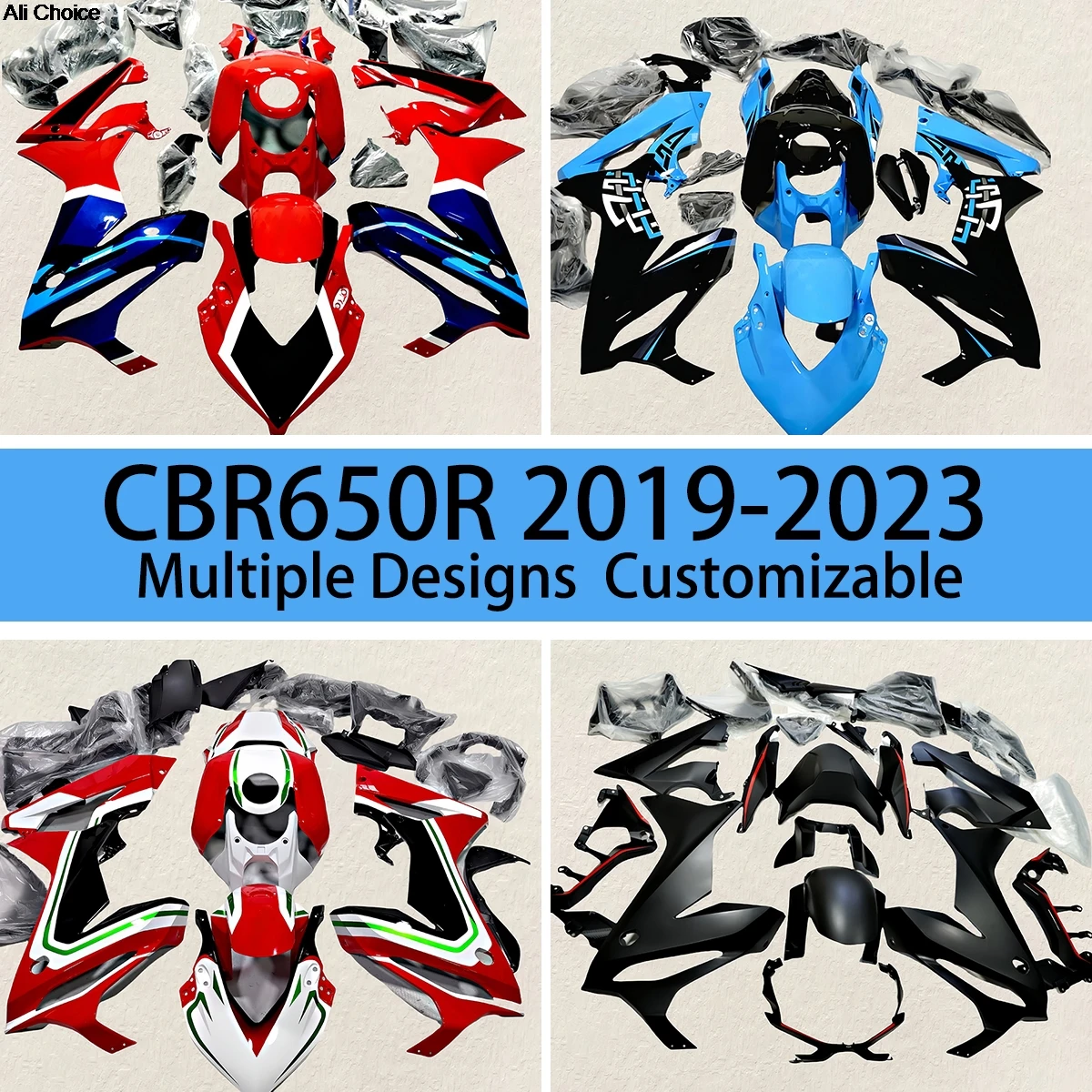 

Fit For HONDA CBR 650R 2019 2020 2021 2022 2023 Full Fairing Set CBR650R Motorcycle ABS Cowling Fairings Bodywork Kit