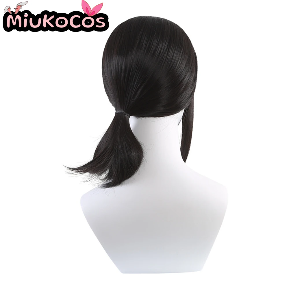 متوفر في المخزون Kobeni Higashiyama شعر مستعار تأثيري مع دبوس الشعر MiukoCosplay أنيمي بالمنشار رجل تأثيري