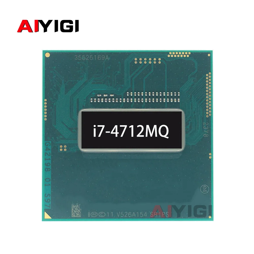 Core I7-4712MQ SR1PS 2.3GHz Quad-Core Eight-Thread I7 4712MQ Notebook CPU Laptop Processor 6M 37WSocket G3 / rPGA946B