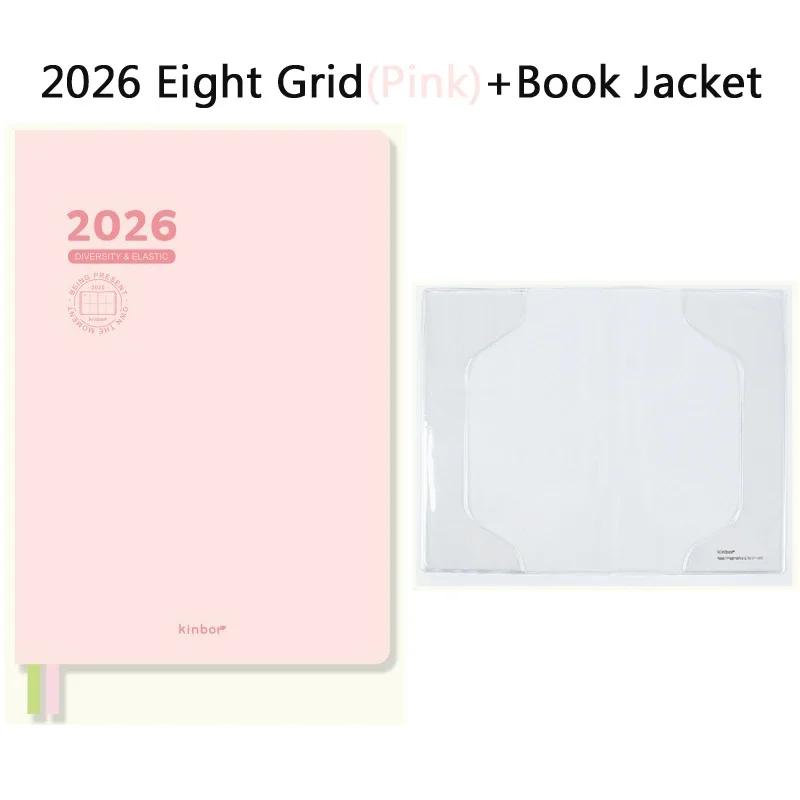 Kinbor 2026 Time Management Planner A5 Planner 52g Japan Tomoe River Papier Glad Schrijven Efficiëntie Notebook Time Management