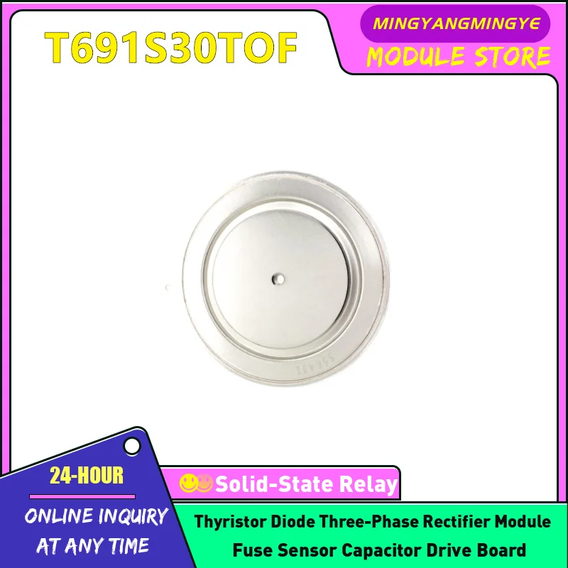 

Thyristor module T821S24TOF T821S22TOF T691S28TOF T821S26TOF T691S30TOF NEW ORIGINAL IN STOCK