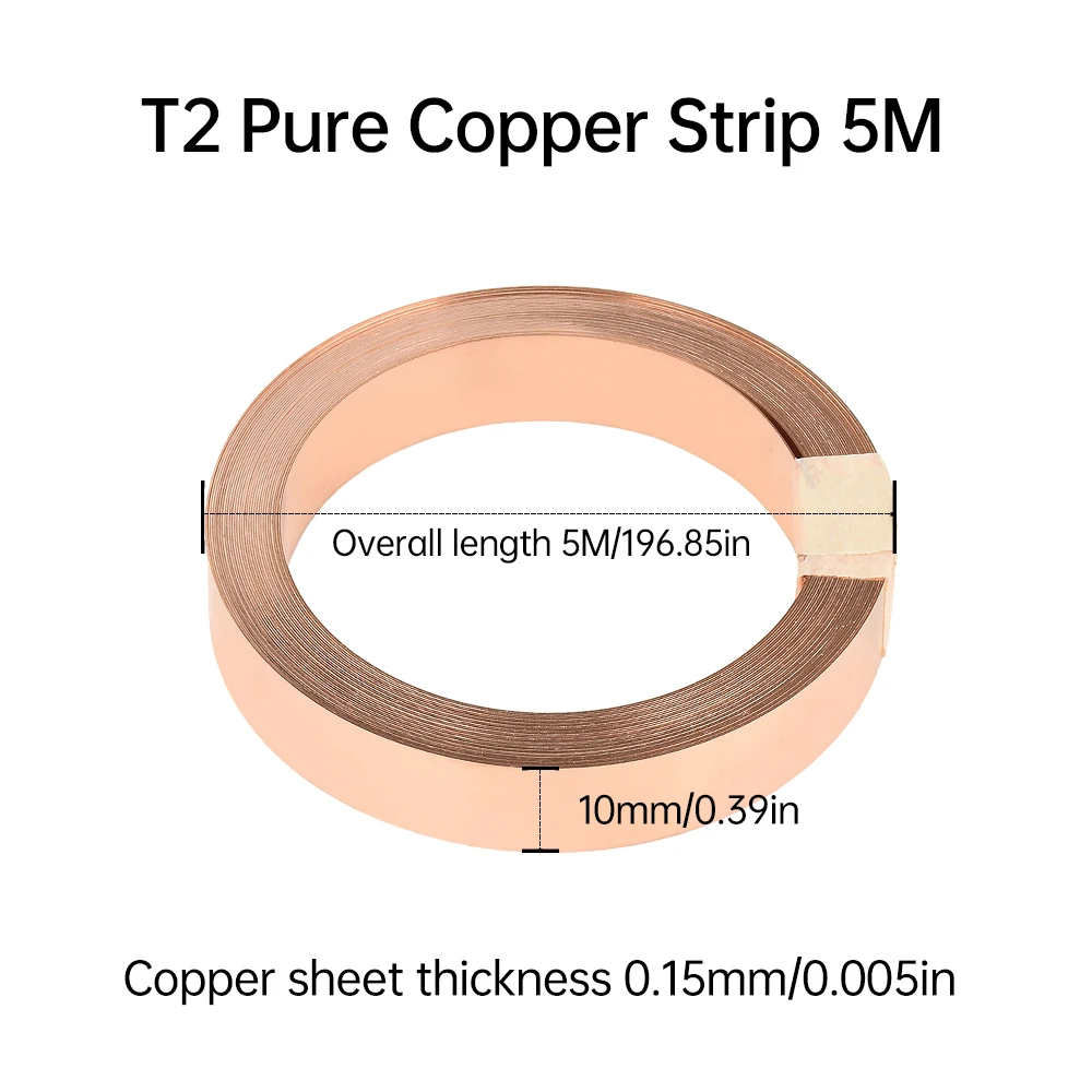 T2 شريط نحاسي نقي/شريط نحاسي مطلي بالنيكل لبطارية ليثيوم أيون 18650 26650 21700 شريط لحام البقعة #4