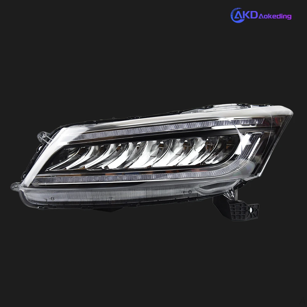 AKD Car Styling Head Lamp per Accord LED Headlight 2008-2012 segnale dinamico LED DRL Hid Head Lamp Angel Eye Bi Xenon accessori