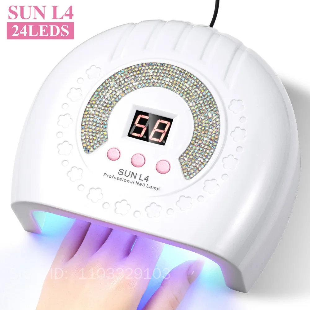 

UV LED Nail Lamp Professional Nail Gel Curing Nail Lamp 54W Diamond Design Dryer With Timer Sensor for Quick Drying Nail Tools