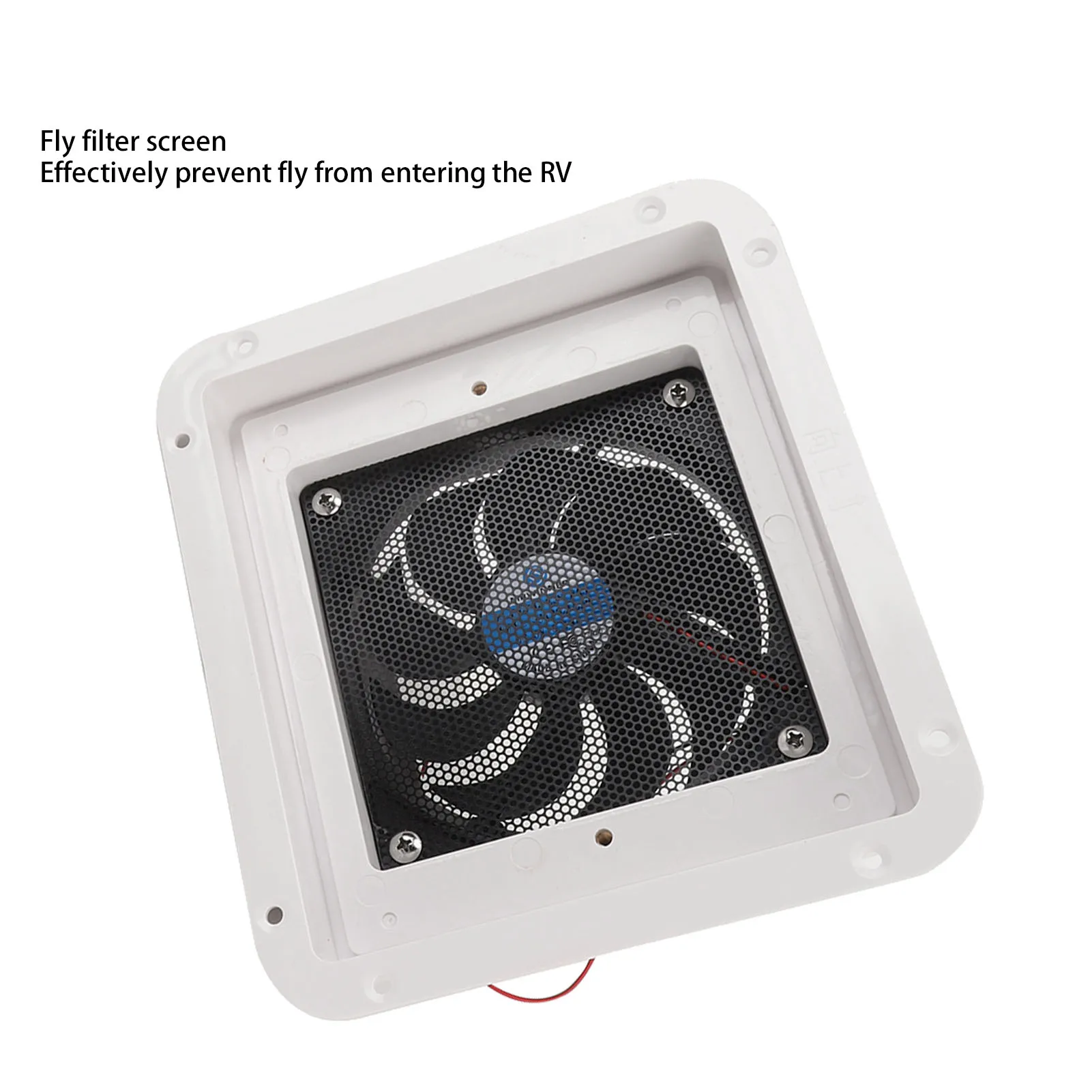 Ventilateur de Ventilation Latéral 5V, Silencieux à Sens Unique, pour Caravane, Hurhome, Camping-Car, Yacht