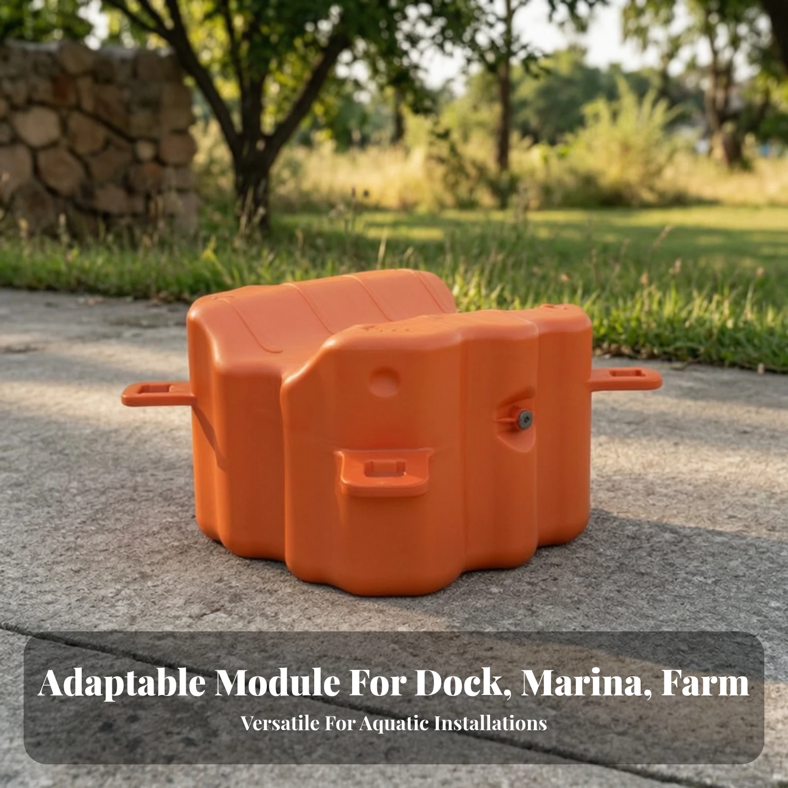 Floating Dock Module Modular Floating Dock Section Heavy-Duty Rigid for Waterfront Homeowners, Lakeside Docks