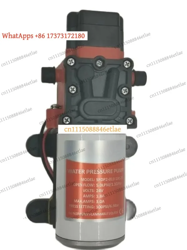 22 Series 12V SFDP1-013-100-22 24V SFDP2-013-100-22 1.3GPM 100PSI Diaphragm Water Pump