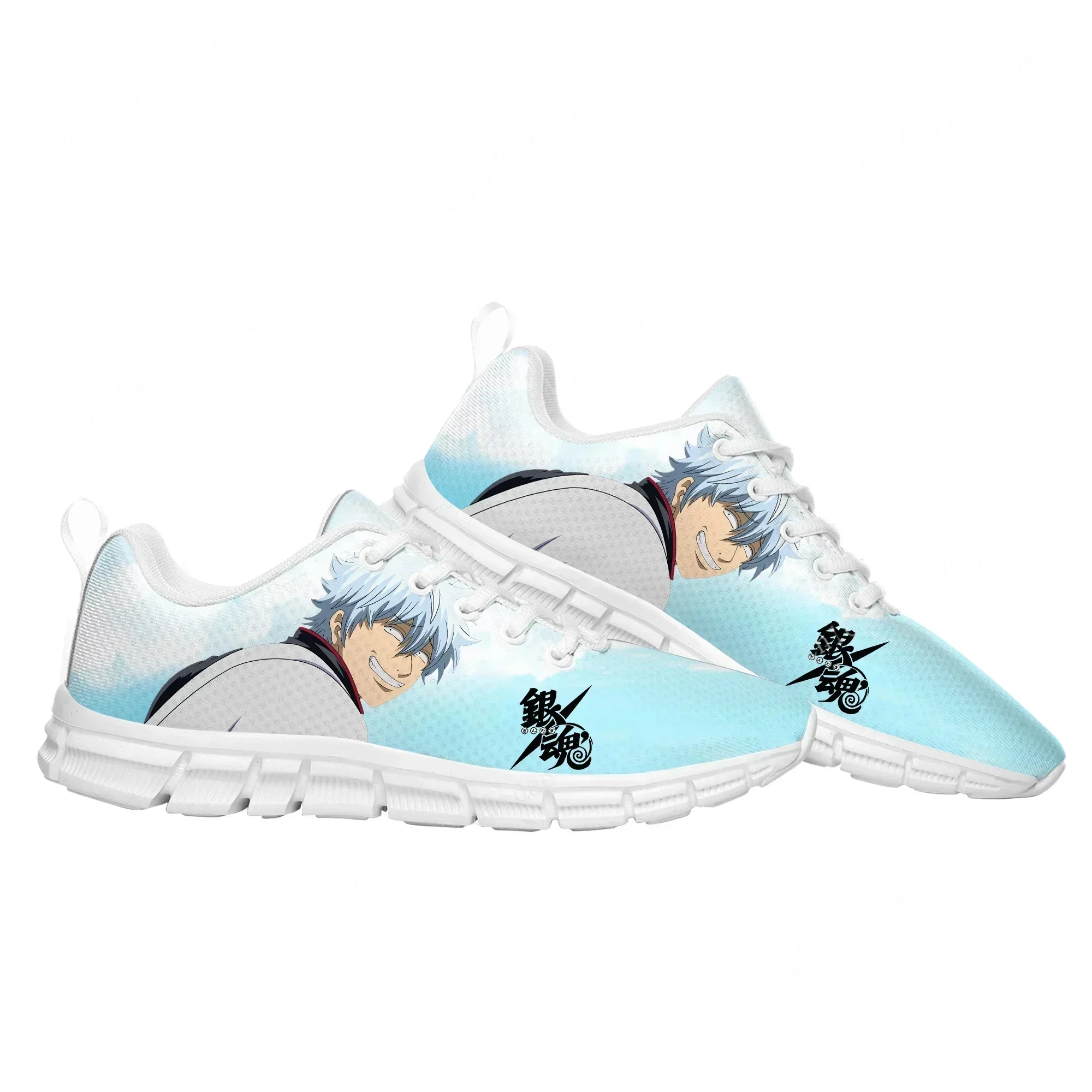 Gintama Sports Shoes Mens Womens Comfortable Sneakers Sakata Gintoki High Quality Manga Comics Sneaker Custom Shoe