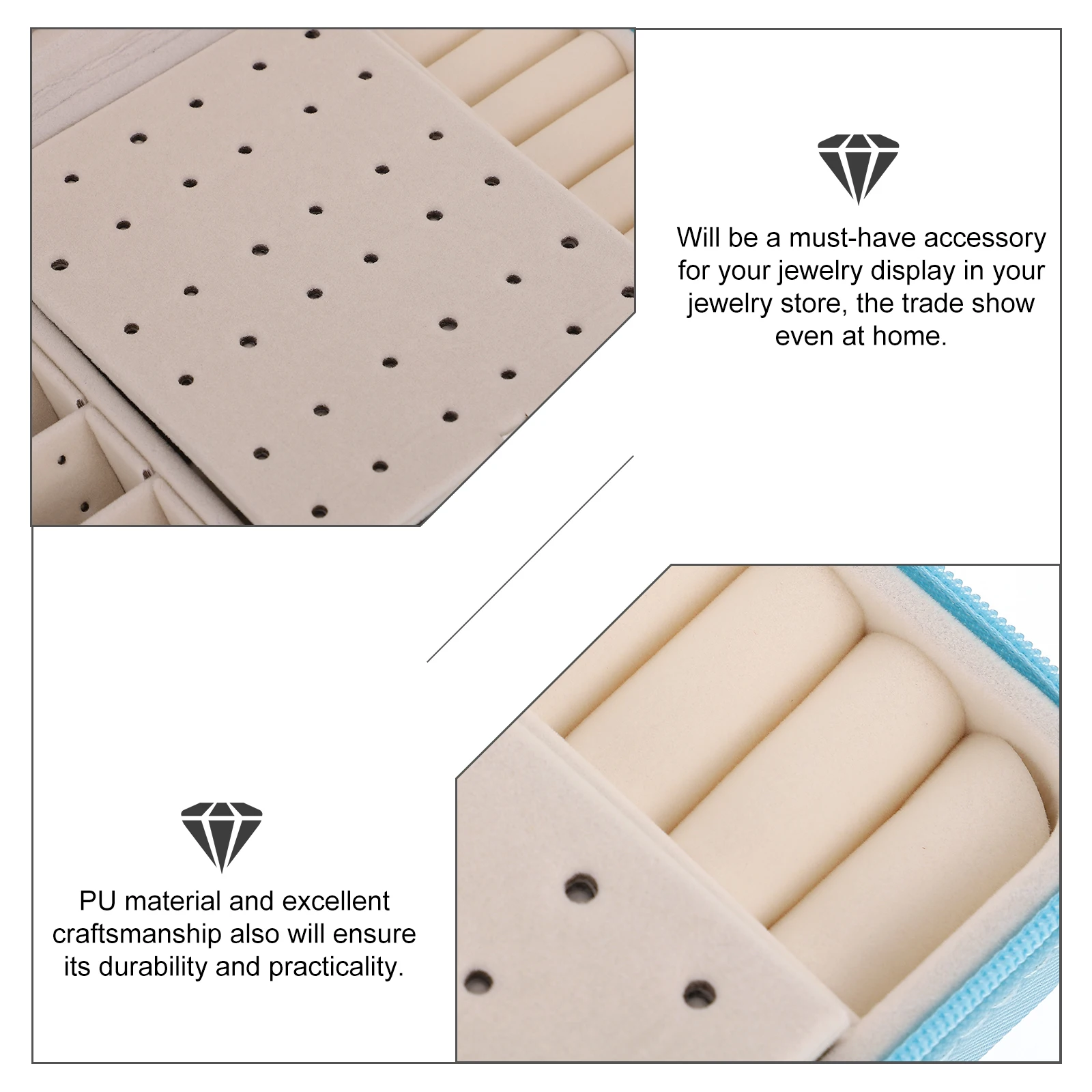 Jewelry Storage Box Ohrringe Aufbewahrung Travel Reise Schmuckbeutel Preserve Travelcase Portable Organizer Schublade Watch