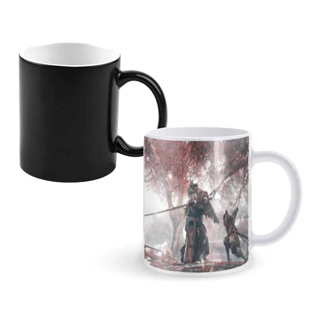 

The Game SEKIRO Shadows Die Twice Newest Design Coffee Mugs Heat Color Changing Milk Tea Cup Colorcup For Birthday Gifts