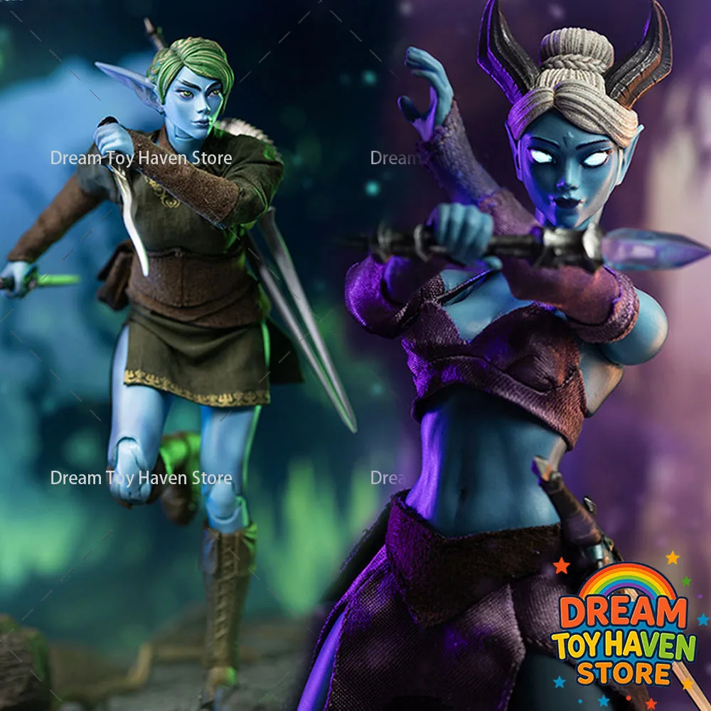 

OAK TOWN WOW 1/12 Scale Female Soldier Orc Battlefield Elf Shooter Assassin 6Inch Action Figure Model Collection Dolls