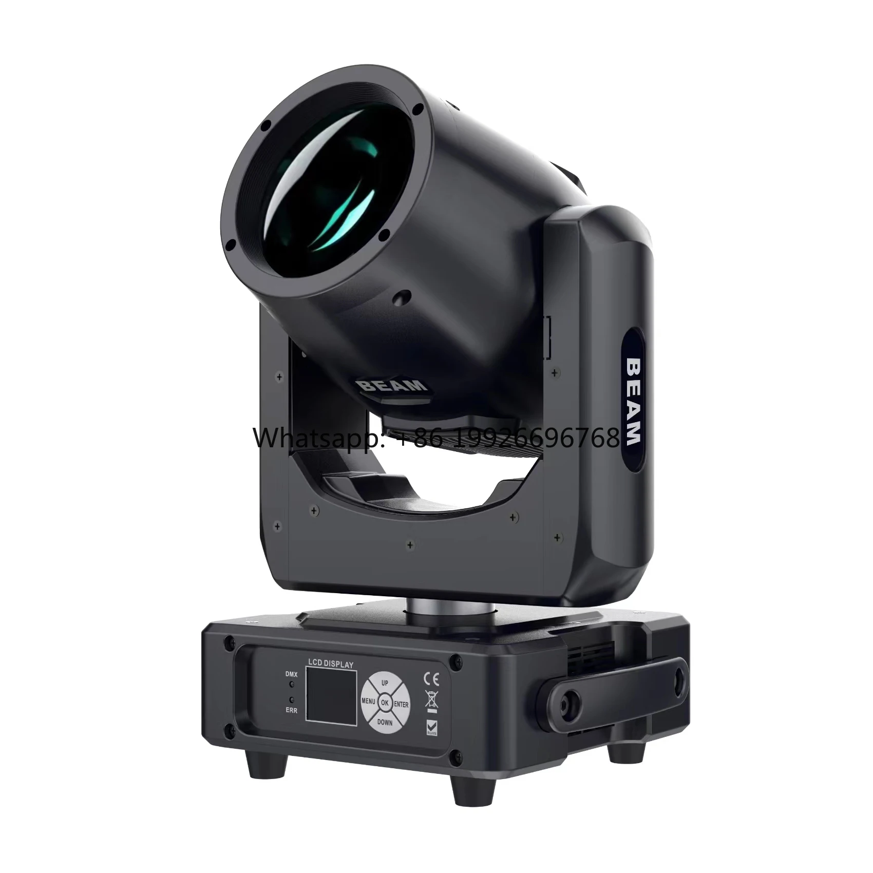 

Профессиональное 230 Вт мини-острый сценический светильник DMX512 с подвижной головкой, светодиодный для DJ-шоу, дискотеки, вечеринок, бар, белый для тематических парков