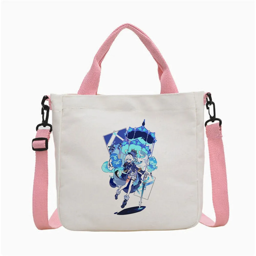 Genshin Impact tote bag y2k sac cabas foldable shoulder  bolsas de tela woman