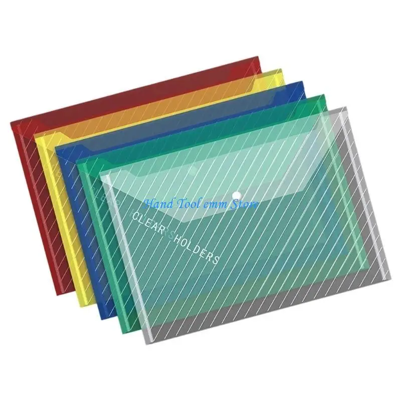 H37F 10 Pcs File Bag Document Organizers Thickened File Folders File Organiser