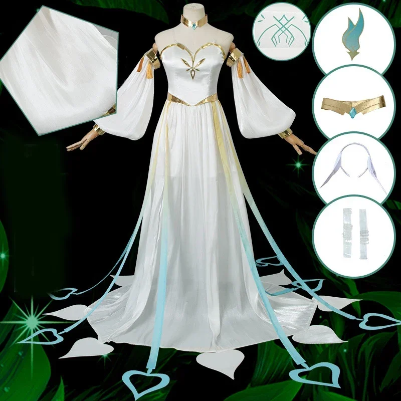 De Grotere Lord Rukkhadevata Nahida Cosplay Genshin Kostuum Impact Carnaval Uniform Anime Kostuums Vrouwen