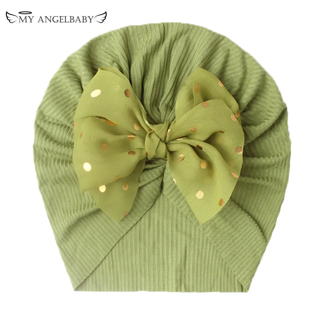 Baby Headband Summer Cute Floral Bows Baby Girl Headbands Elastic Bowknot Newborn Hair Band Turban Set Hair Accessories