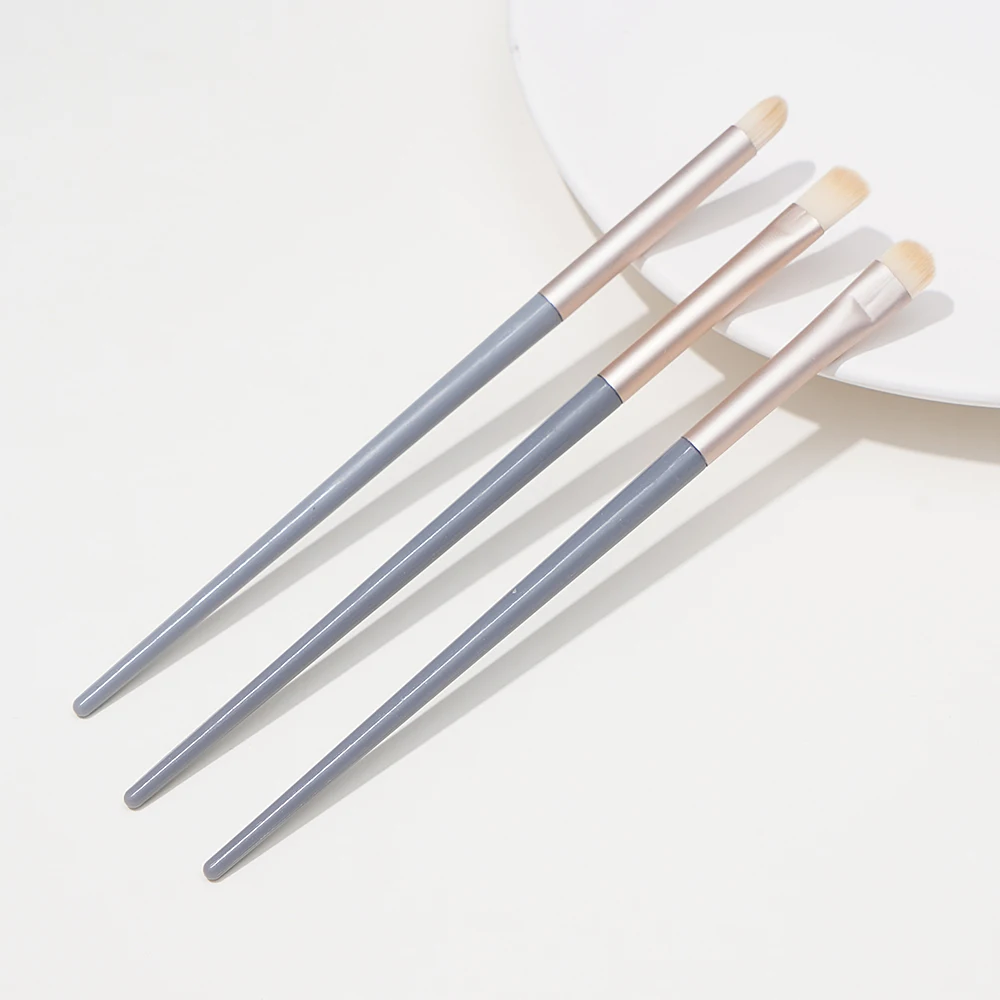 Juego de brochas de maquillaje profesional para mujer, conjunto completo de 3/6 piezas, para sombra de ojos, corrector, mezcla de maquillaje, herramientas de belleza