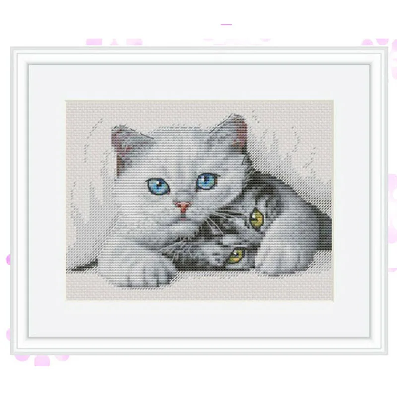 MM200644 Cross-Stitch Canvas Set Needlework Floss Embroidery Joy Sunday Undefined Fabric Kit Handicrafts Toile Dmc Style Counted