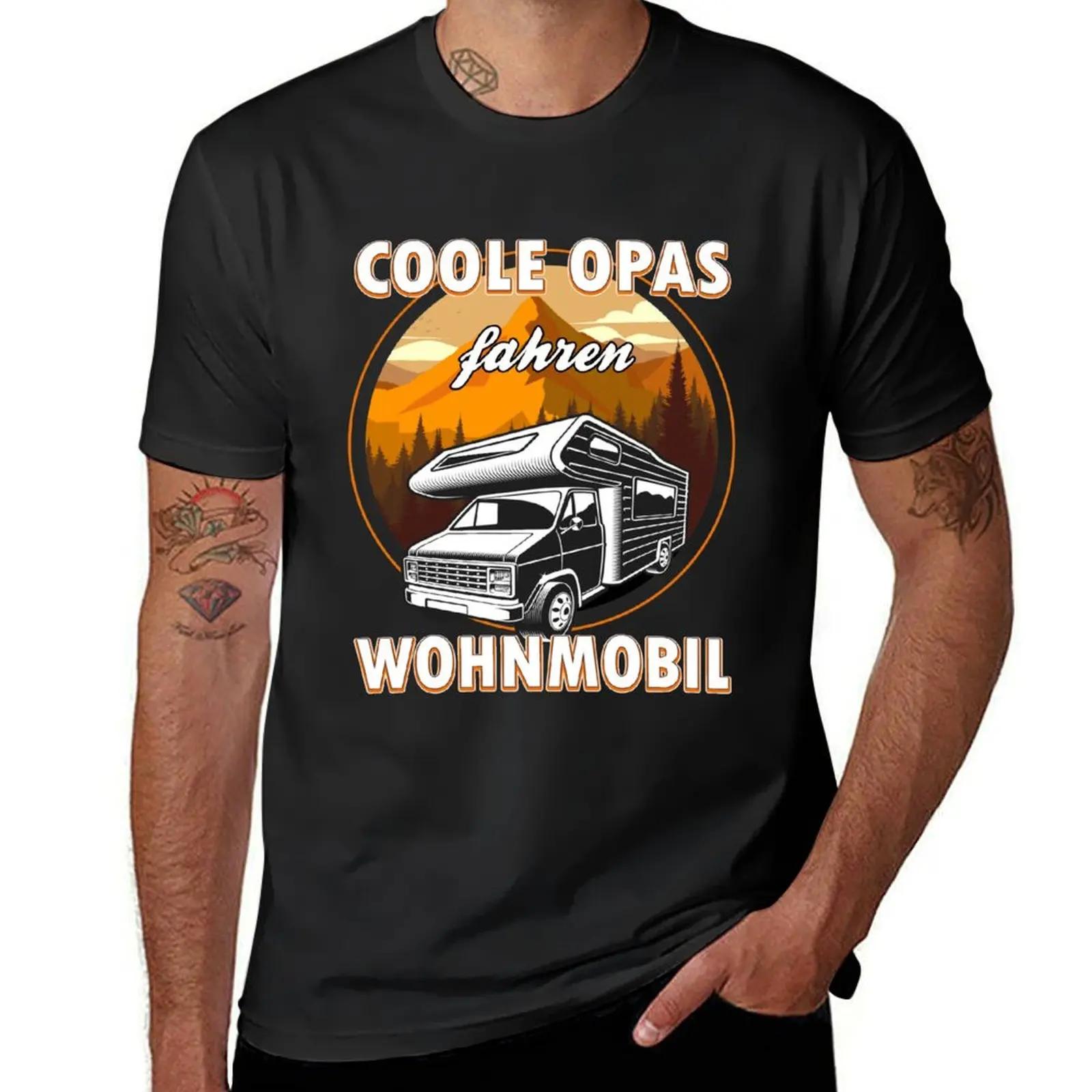 Cool Grandpas Drive Motorhomes T-Shirt for a boy cute tops mens graphic t-shirts funny