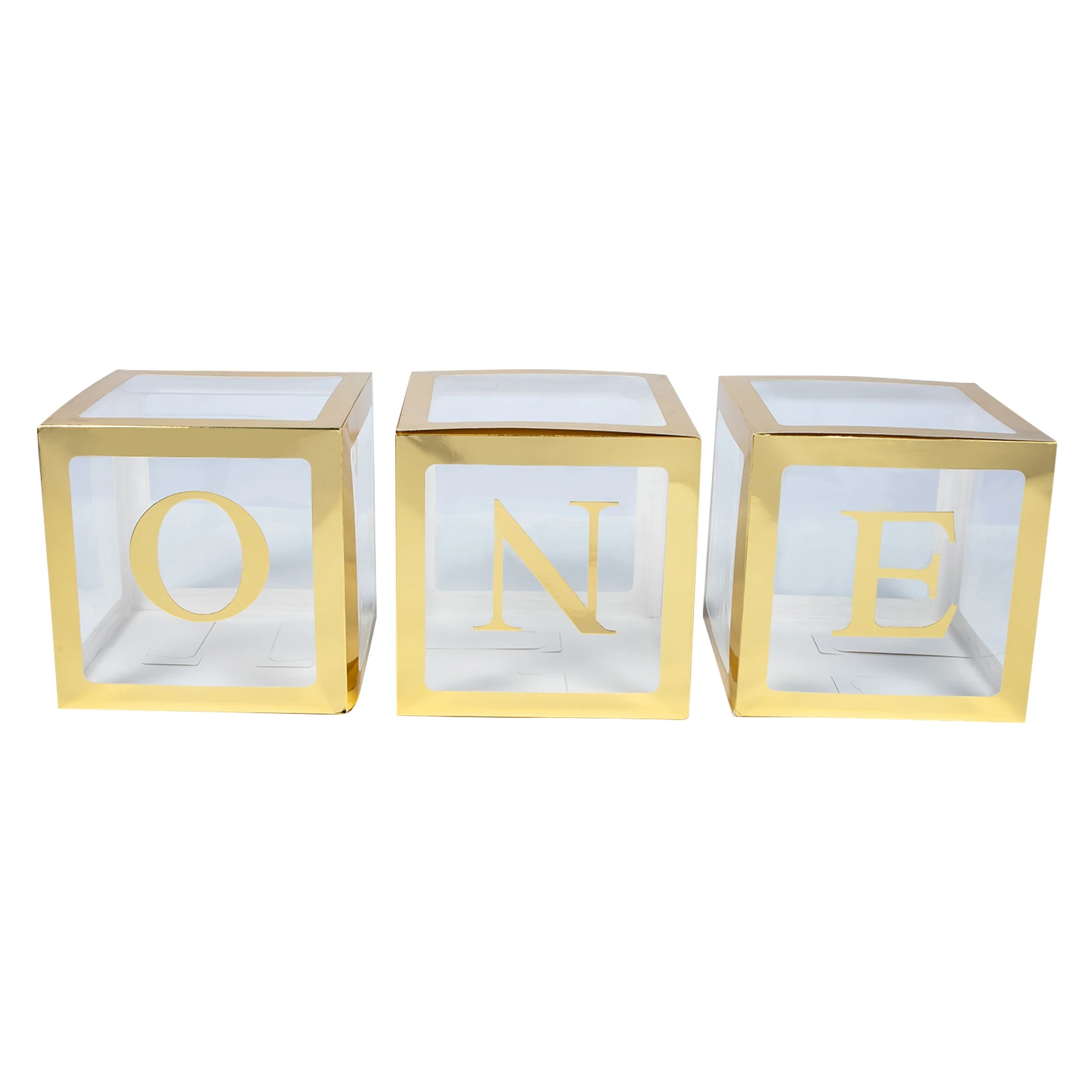 

1Set Boxes Letter Pattern Birthday Balloons Boxes Party Decor Shower Supplies Lovely Balloon Box for Indoor