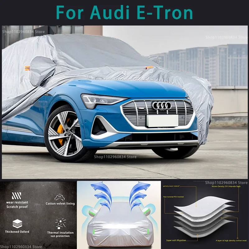 

For Audi Q3 210T Waterproof Full Car Covers Outdoor Sun uv protection Dust Rain Snow Protective Auto Protective cover