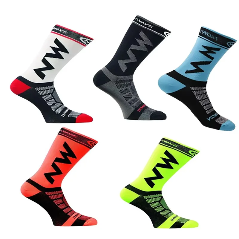 Cycling Sports Socks Breathable Sweat-Absorbent Basketball Anti-Slip Quick-Drying Outdoor Running  Men's Women's Wear-Resistant