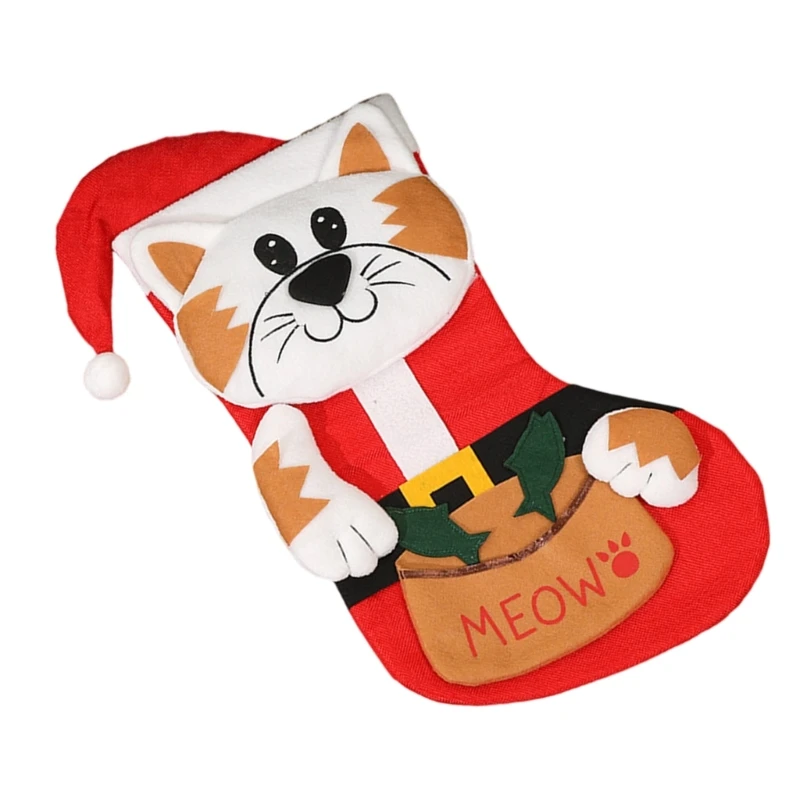 Christmas Sock with Cats and Dog Accessories for Youngsters and Pet Owners