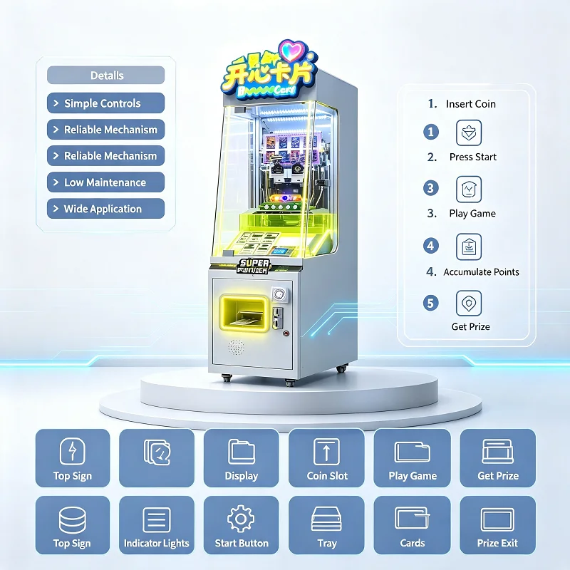 Ticket Redemption Machine - Macchina Arcade a Spinta per Premi,