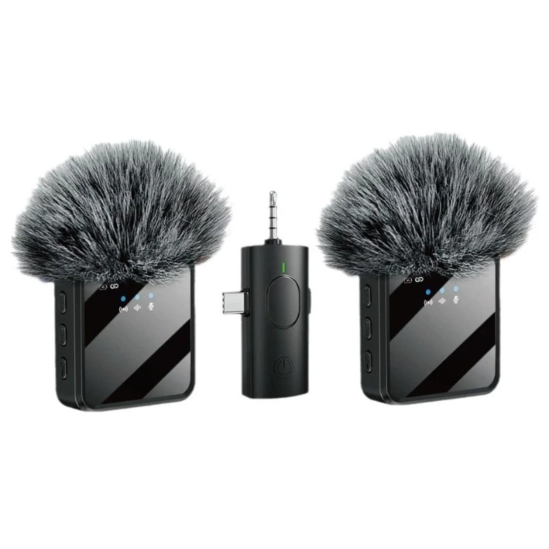 

F11 wireless collar microphone, three-in-one mobile phone live broadcast microphone